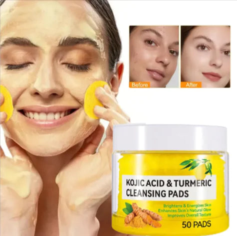Turmeric Kojic Acid Cotton pads for Gentle Skin Care