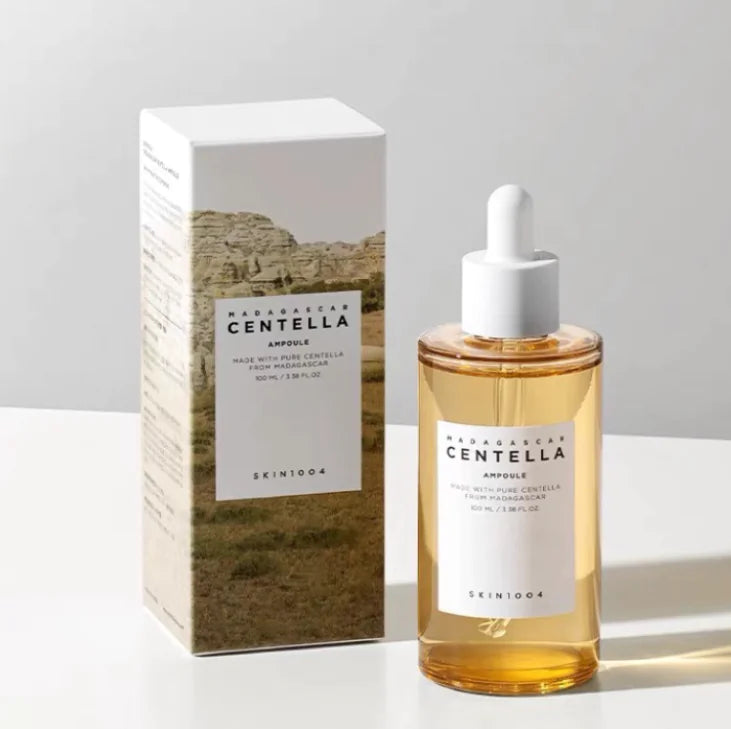 Skin1004 Madagascar Centella Asiatica 100 Vials (55ml &100ml) Face Serum 100% Centella Asiatica Extract for Sensitive Skin Soothing and Acne Prone