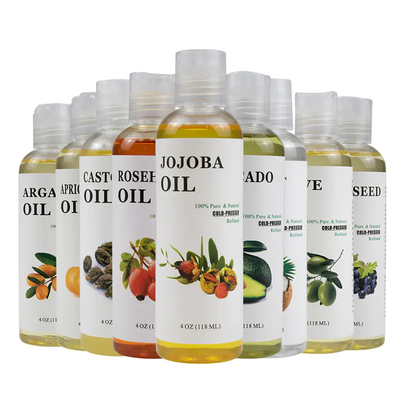 Pure Cold-Pressed Carrier Oil for Skin and Hair, 118ml
