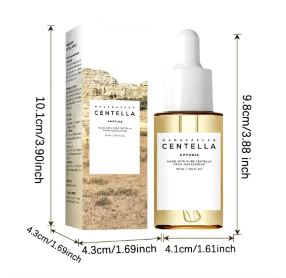 Skin1004 Madagascar Centella Asiatica 100 Vials (55ml &100ml) Face Serum 100% Centella Asiatica Extract for Sensitive Skin Soothing and Acne Prone
