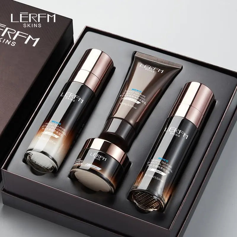 Lunifang Men's Skincare Set for Hydration and Oil Control