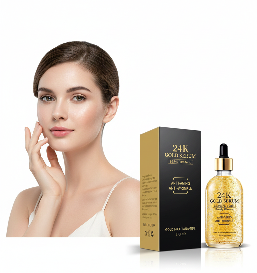24K Gold Niacinamide Serum — Anti-Aging & Dark Spot Treatment (30ml)