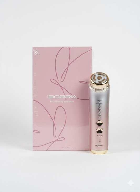 IBORRIA RF Facial Massager – 6-in-1 Anti-Aging Device