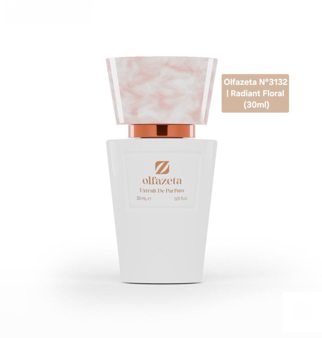 Olfazeta Luxury N°133 , N°132 Extrait de Parfum – Available in 30mL (Travel Size) & 70mL (Full Size) – Intense Long Lasting Amber Floral – 30% Essence – Premium Italian Fragrance for Women