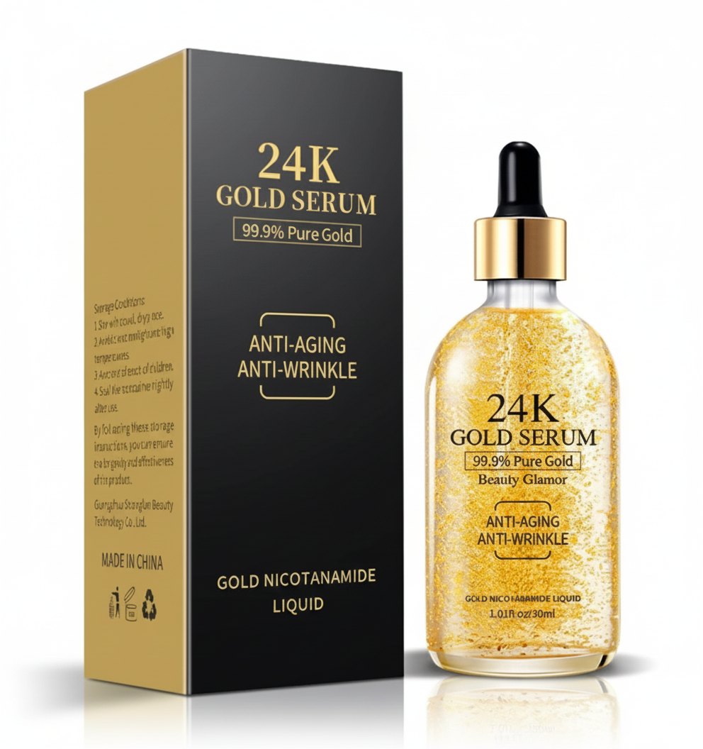 24K Gold Niacinamide Serum — Anti-Aging & Dark Spot Treatment (30ml)