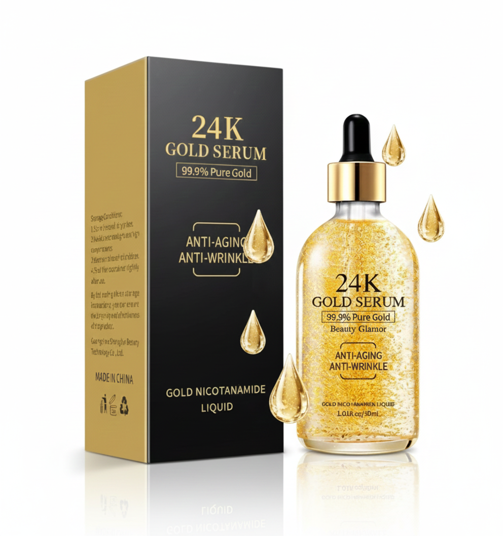 24K Gold Niacinamide Serum — Anti-Aging & Dark Spot Treatment (30ml)