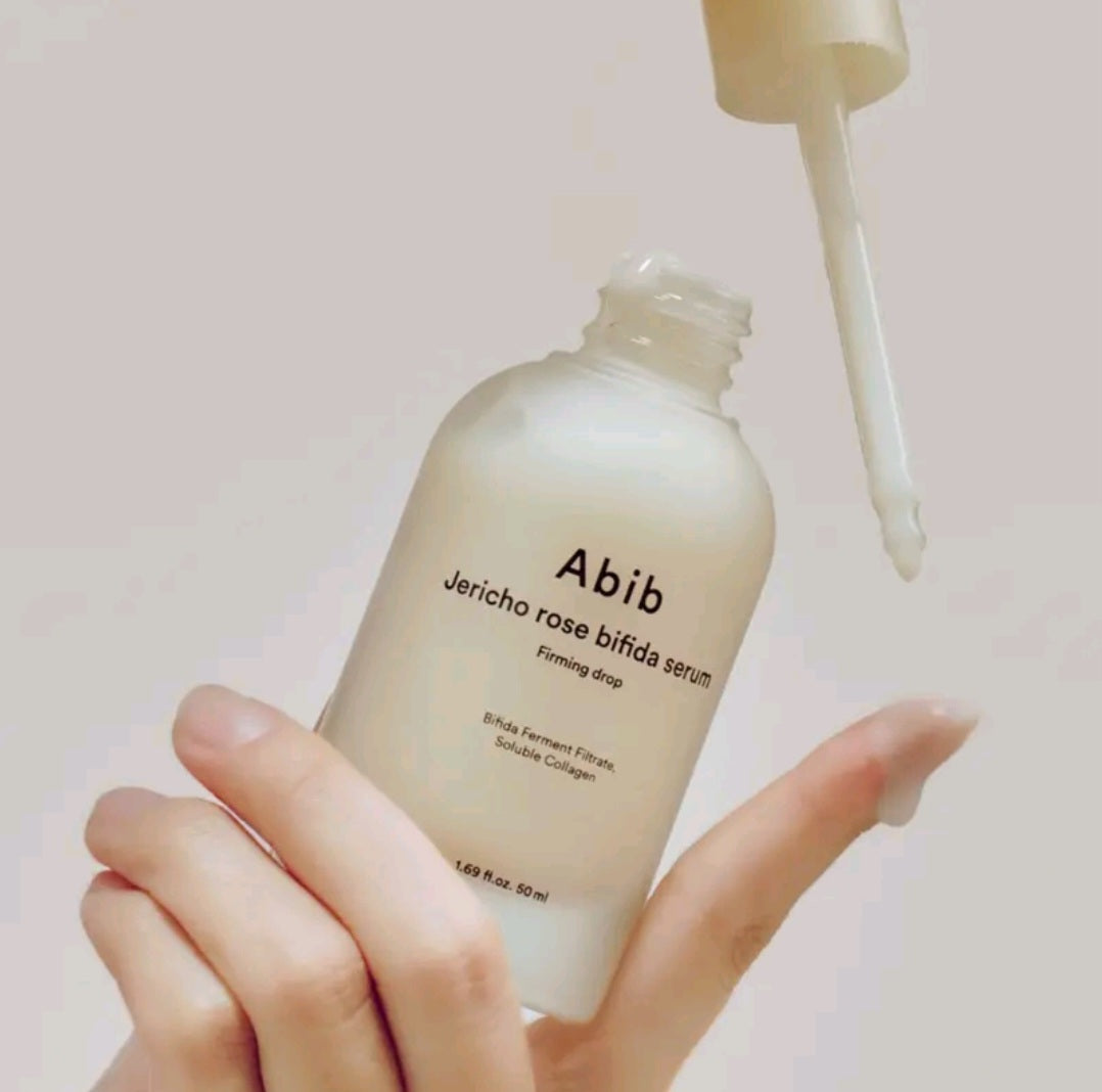 Abib Jericho Rose Bifida Serum Firming Drop, Visibly Smooths Textured Skin, Evens Skin Tone 50 ml