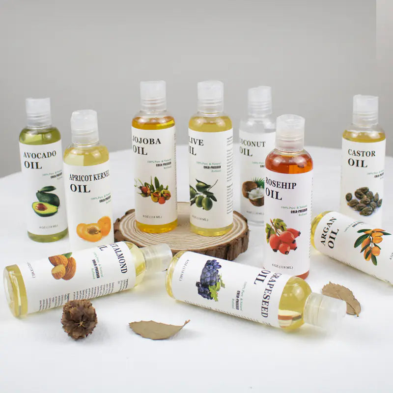 Pure Cold-Pressed Carrier Oil for Skin and Hair, 118ml
